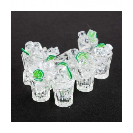10PCS Minisature Scale Ice Cup for Dollhouse Kitchen Room $21.34 Dollhouse Accessories