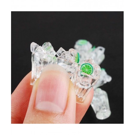 10PCS Minisature Scale Ice Cup for Dollhouse Kitchen Room $21.34 Dollhouse Accessories