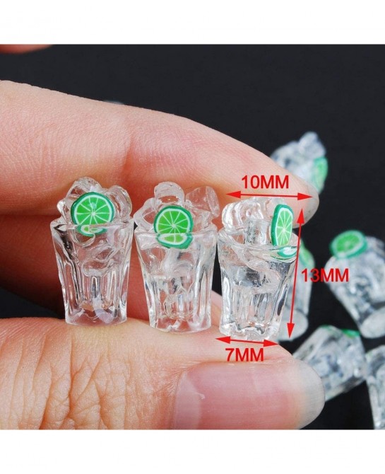 10PCS Minisature Scale Ice Cup for Dollhouse Kitchen Room $21.34 Dollhouse Accessories