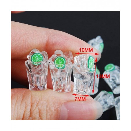 10PCS Minisature Scale Ice Cup for Dollhouse Kitchen Room $21.34 Dollhouse Accessories