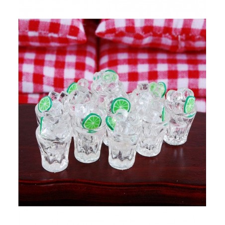 10PCS Minisature Scale Ice Cup for Dollhouse Kitchen Room $21.34 Dollhouse Accessories