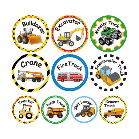 Pack of 510 Construction Stickers for Kids Birthday Party Favors Home Classroom Activities $16.13 Kids' Stickers