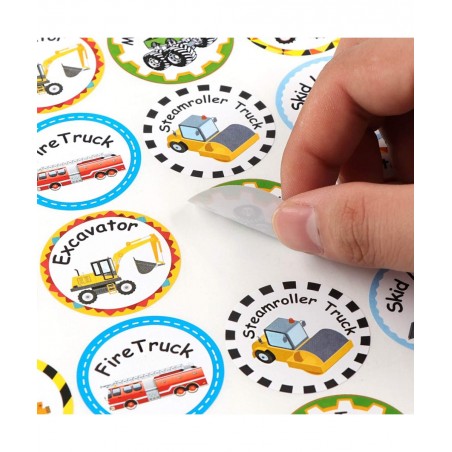 Pack of 510 Construction Stickers for Kids Birthday Party Favors Home Classroom Activities $16.13 Kids' Stickers