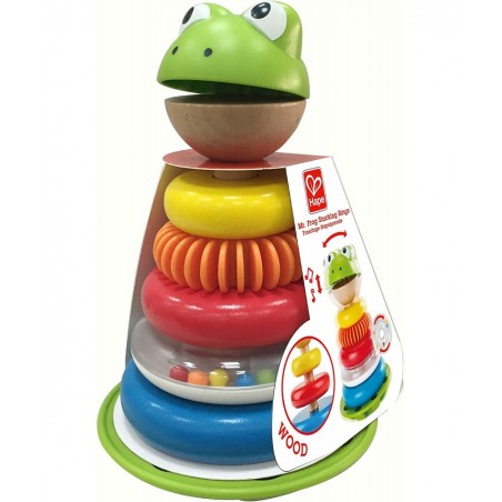 E0457 Mr Frog Stacking Rings - Toddler Activity Toy $23.04 Early Development & Activity Toys