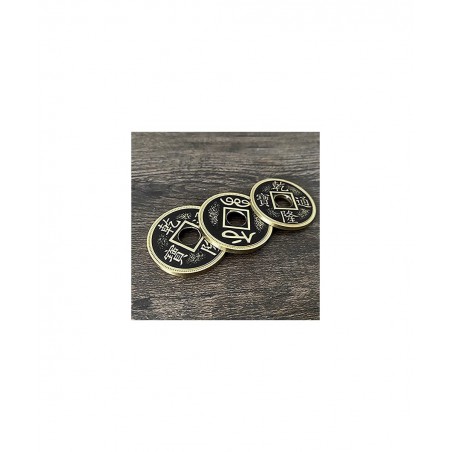 Triad Coins (Chinese Palace Coin) Magic Tricks Three Coin Appear Vanish Magic Magician Close up Illusion Gimmicks Mentalism P...