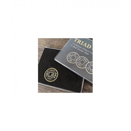 Triad Coins (Chinese Palace Coin) Magic Tricks Three Coin Appear Vanish Magic Magician Close up Illusion Gimmicks Mentalism P...