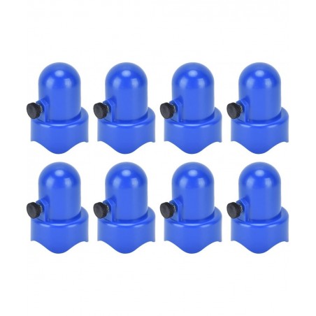 8 Pieces Trampoline Enclosure Pole Hat with Screw Thumb T Hook Spring Pull Tool Accessory for Trampoline Net Hook $46.04 Tram...