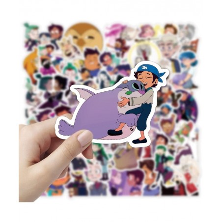 50 PCS The Owl House Stickers Cute Aesthetic Manga Gifts for Kids The Vinyl Movie Colorful Waterproof for Water Bottle Laptop...