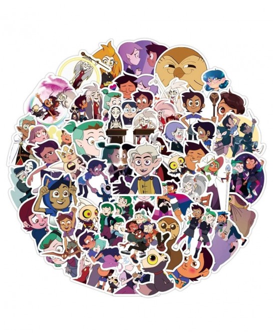 50 PCS The Owl House Stickers Cute Aesthetic Manga Gifts for Kids The Vinyl Movie Colorful Waterproof for Water Bottle Laptop...