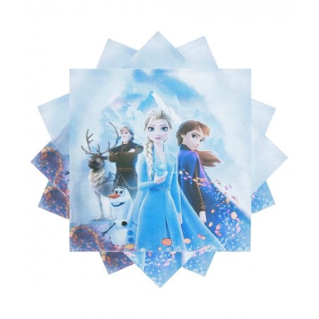 Frozen Birthday Set 20pcs Plates 20 Napkins 1 Tablecloths Frozen Themed Party Supplies $19.97 Kids' Party Tableware