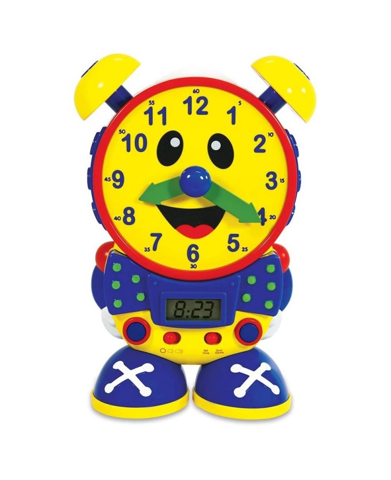 Telly The Teaching Time Clock - Electronic Analog & Digital Time Telling Aid with Two Quiz Modes & Night Light - Telling Time...