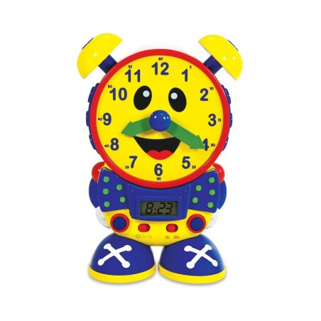 Telly The Teaching Time Clock - Electronic Analog & Digital Time Telling Aid with Two Quiz Modes & Night Light - Telling Time...