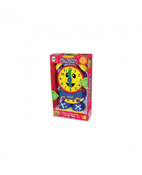 Telly The Teaching Time Clock - Electronic Analog & Digital Time Telling Aid with Two Quiz Modes & Night Light - Telling Time...