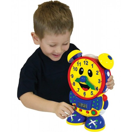 Telly The Teaching Time Clock - Electronic Analog & Digital Time Telling Aid with Two Quiz Modes & Night Light - Telling Time...
