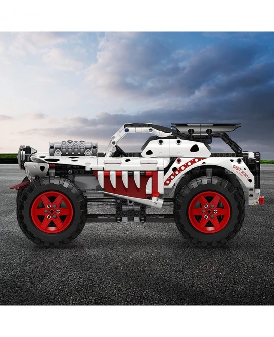MY88006 Dalmatian Monster Truck Building Block Kits MOC Building Blocks Set to Build Gift for Kids Age 8+/Adult Collections E...