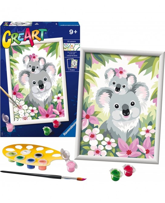 CreArt Koala Cuties Paint by Numbers Kits for Children - Painting Arts and Crafts for Kids Age 7 Years Up $40.79 Craft Kits