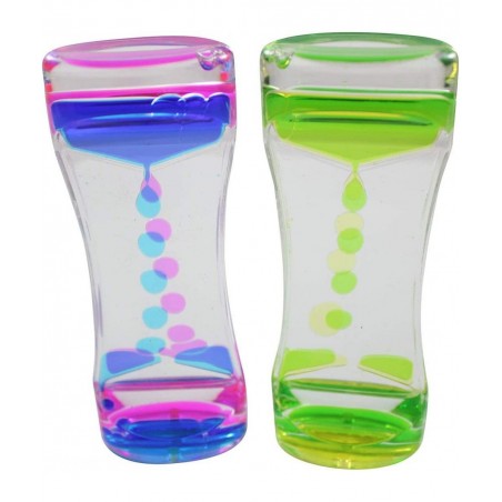 Liquid Dripping Timer - Calm Down Jar - Soothing and Calming Motion - Liquid Timer Sensory Office Toy - Visual Stimulation (S...