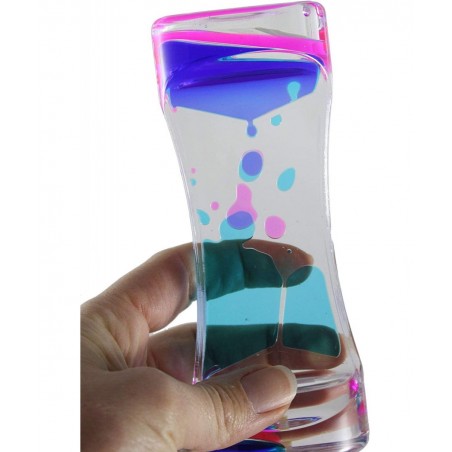 Liquid Dripping Timer - Calm Down Jar - Soothing and Calming Motion - Liquid Timer Sensory Office Toy - Visual Stimulation (S...