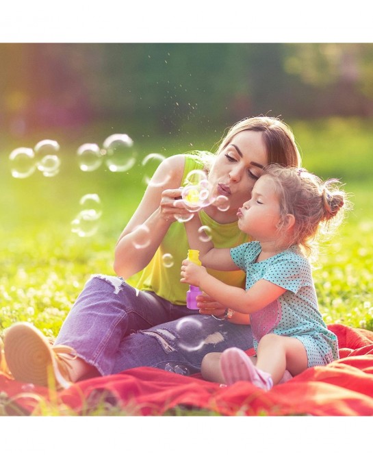 48 Mini Bubble Wands Party Favor Toys for Kids (17ml) - Wedding & Birthday Goodie Bag Filler Outdoor Games for Boys & Girls $...