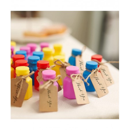 48 Mini Bubble Wands Party Favor Toys for Kids (17ml) - Wedding & Birthday Goodie Bag Filler Outdoor Games for Boys & Girls $...