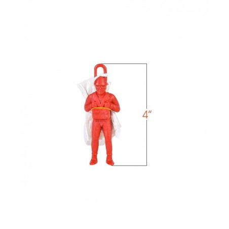 Mini Paratroopers with Parachutes Pack of 12 Vinyl Parachute Men Toy in Assorted Colors Durable Plastic Army Guys Playset Fun...
