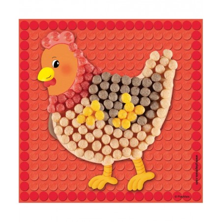 Play Corn 160279 – Card Set Mosaic Little Farm Craft Kit $26.17 Craft Kits