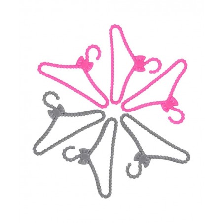60 Pcs Mini Doll Clothes Hangers Plastic Mixed Little Hangers Doll Clothes Accessories for 11.5 inch Doll $16.60 Doll Accesso...