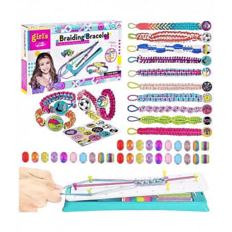 Friendship Bracelet Making kit for Girls Crafts Beaded Bracelets Making Toys for Girls Jewelry Making Loom Bracelet Maker Kit...
