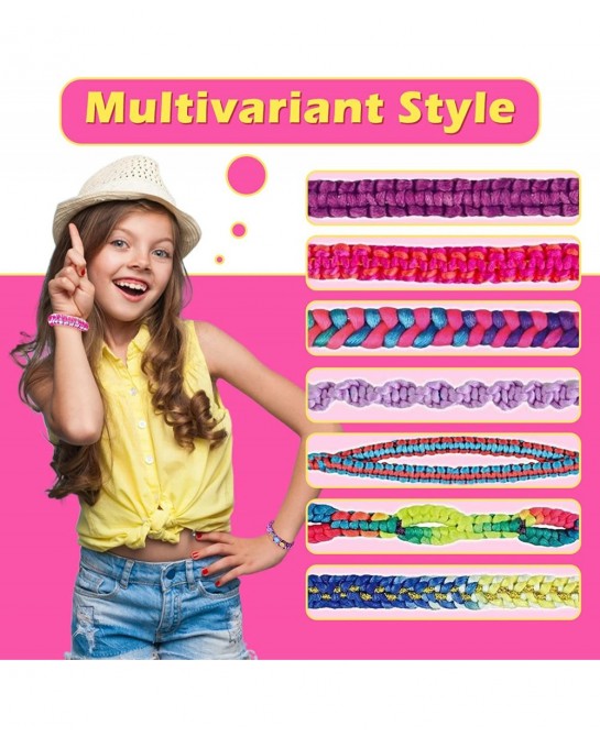 Friendship Bracelet Making kit for Girls Crafts Beaded Bracelets Making Toys for Girls Jewelry Making Loom Bracelet Maker Kit...