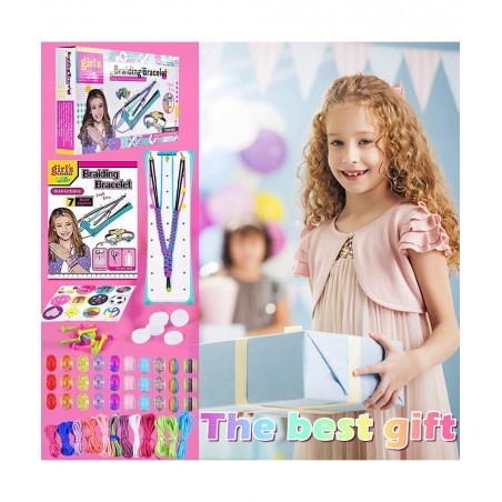 Friendship Bracelet Making kit for Girls Crafts Beaded Bracelets Making Toys for Girls Jewelry Making Loom Bracelet Maker Kit...