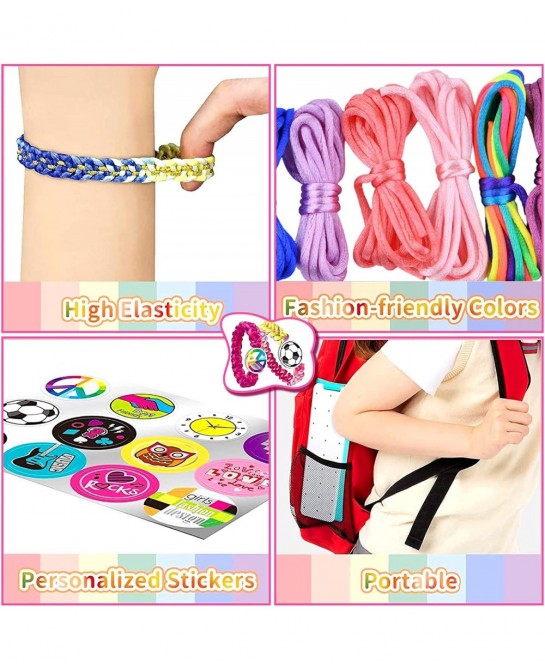 Friendship Bracelet Making kit for Girls Crafts Beaded Bracelets Making Toys for Girls Jewelry Making Loom Bracelet Maker Kit...