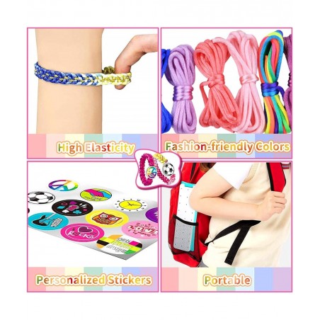 Friendship Bracelet Making kit for Girls Crafts Beaded Bracelets Making Toys for Girls Jewelry Making Loom Bracelet Maker Kit...