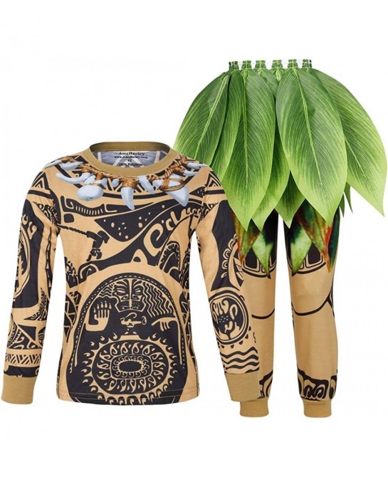 Boys Adventure Cartoon Comfy Loose 3-Piece Long T Shirt/Pants Set Kids Halloween Dress Up Costumes $50.65 Kids' Costumes