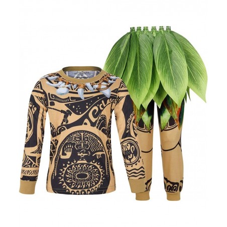 Boys Adventure Cartoon Comfy Loose 3-Piece Long T Shirt/Pants Set Kids Halloween Dress Up Costumes $50.65 Kids' Costumes