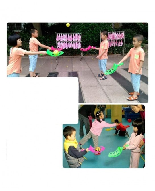 Launch and Catch Balls Game Pop-Pass-Catch Ball Game for Children (Random Color) $26.83 Toy Sports Products