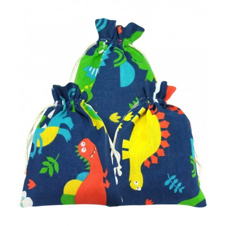 Dinosaur Party Gift Treat Bags Jurassic World Theme Party Drawstring Gift Bag Dino Party Favor Bag for Dinosaur Party Baby Sh...
