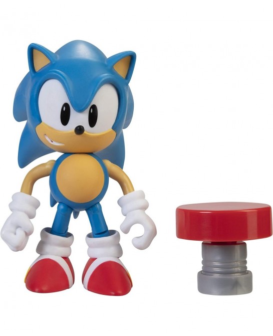 Sonic 4"- Classic Sonic w/ Spring- Wave 4 (Online) Articulated $23.56 Kids' Play Cars & Race Cars
