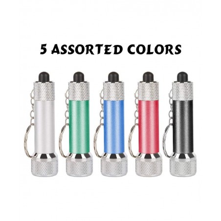 Mini LED Flashlight Keychains Torch Key Rings Bulk Party Favors for Kids 20 Pack $27.71 Kids' Party Favor Sets