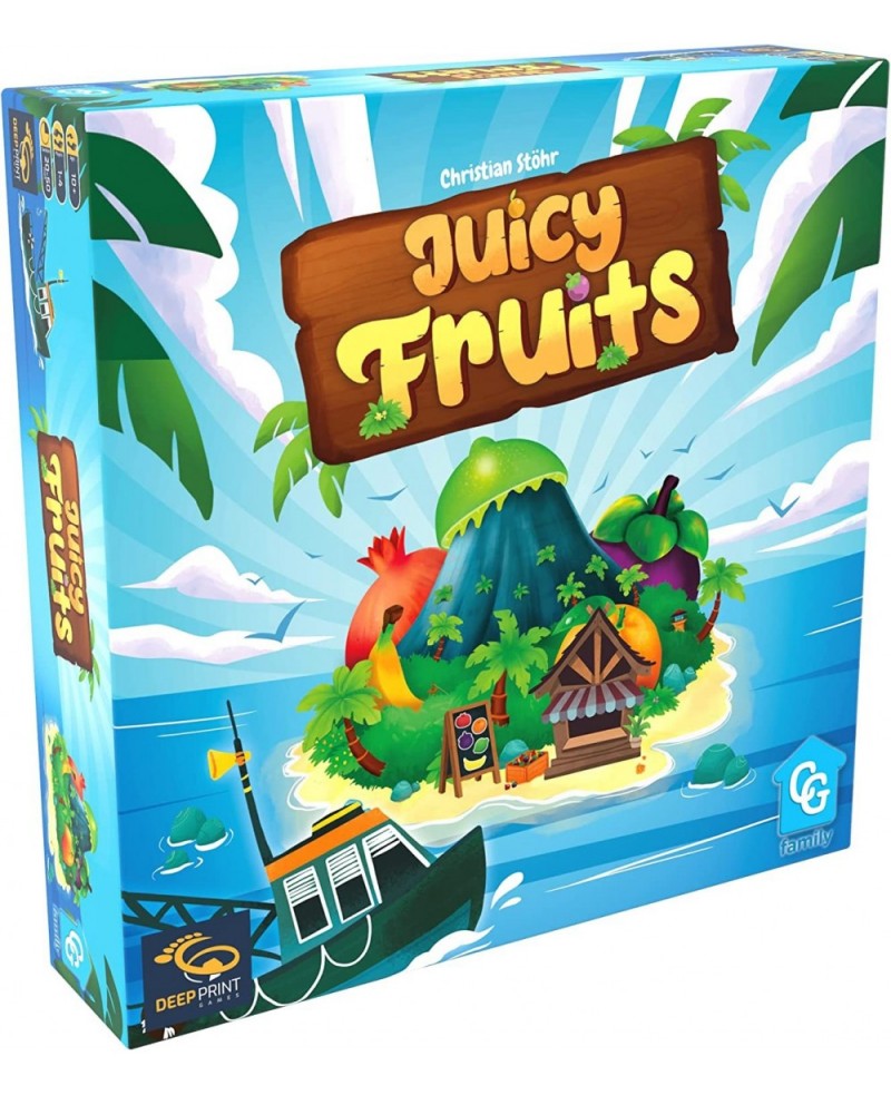 Capstone Games: Juicy Fruits Strategy Board Game Quick and Easy Game Grow Delicious Fruit in Paradise 1 to 4 Players 20 to 50...