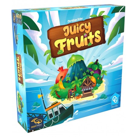 Capstone Games: Juicy Fruits Strategy Board Game Quick and Easy Game Grow Delicious Fruit in Paradise 1 to 4 Players 20 to 50...