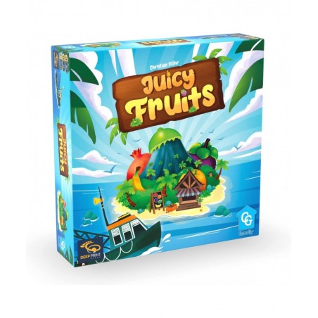 Capstone Games: Juicy Fruits Strategy Board Game Quick and Easy Game Grow Delicious Fruit in Paradise 1 to 4 Players 20 to 50...