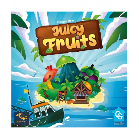 Capstone Games: Juicy Fruits Strategy Board Game Quick and Easy Game Grow Delicious Fruit in Paradise 1 to 4 Players 20 to 50...