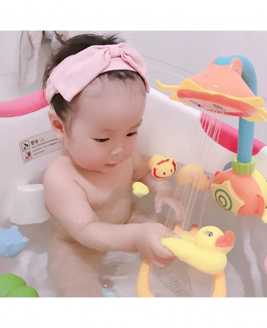 Baby Bath Shower Toy- Sunflower Sprinkler Bath Toy Sprinkler Shower Head Water Spray Bathtub Toy No Battery $43.11 Bathtub Toys