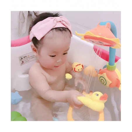 Baby Bath Shower Toy- Sunflower Sprinkler Bath Toy Sprinkler Shower Head Water Spray Bathtub Toy No Battery $43.11 Bathtub Toys