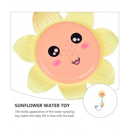 Baby Bath Shower Toy- Sunflower Sprinkler Bath Toy Sprinkler Shower Head Water Spray Bathtub Toy No Battery $43.11 Bathtub Toys
