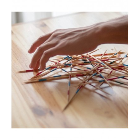 The Mikado Wooden Pick Up Sticks Classic Kids Board Game for Adults and Teens in Family and Children Board Games for Kids 7 a...