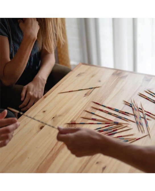 The Mikado Wooden Pick Up Sticks Classic Kids Board Game for Adults and Teens in Family and Children Board Games for Kids 7 a...