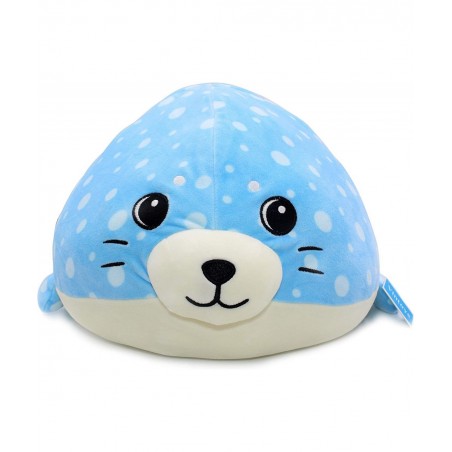Very Soft Blue Seal Big Hugging Pillow Plush Doll Fish Plush Toy Stuffed Animals 23.5 $50.44 Kids' Plush Toy Pillows