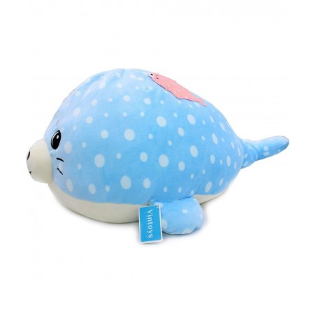 Very Soft Blue Seal Big Hugging Pillow Plush Doll Fish Plush Toy Stuffed Animals 23.5 $50.44 Kids' Plush Toy Pillows
