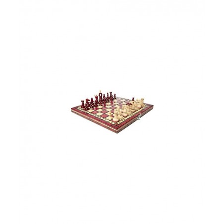 Wooden Chess Set Paris Cherry Wooden International Board Vintage Carved Pieces $84.62 Board Games